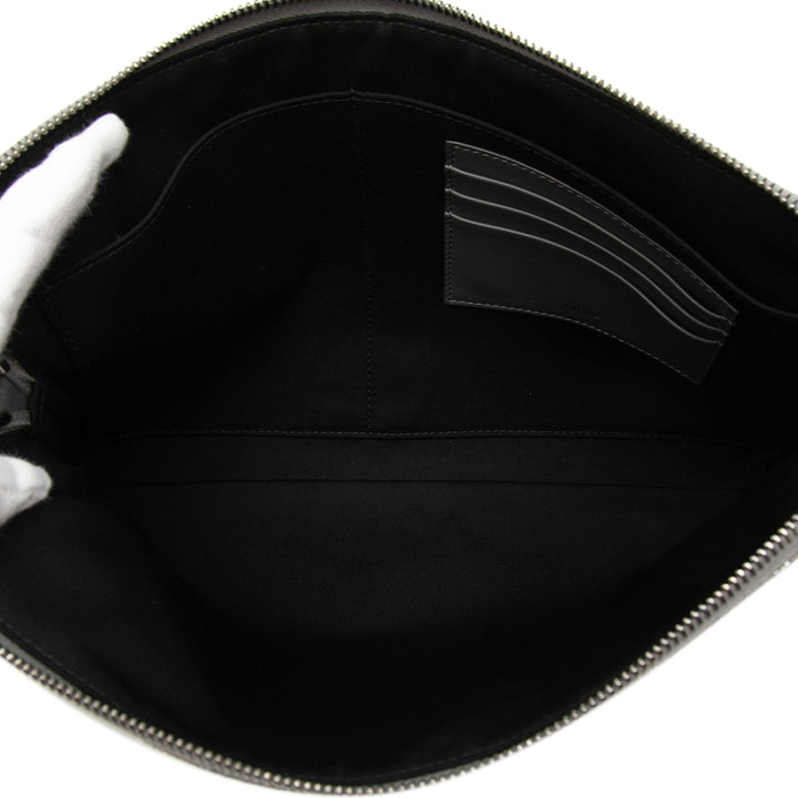 Dior Oblique Toile A4 Zipped Pochette