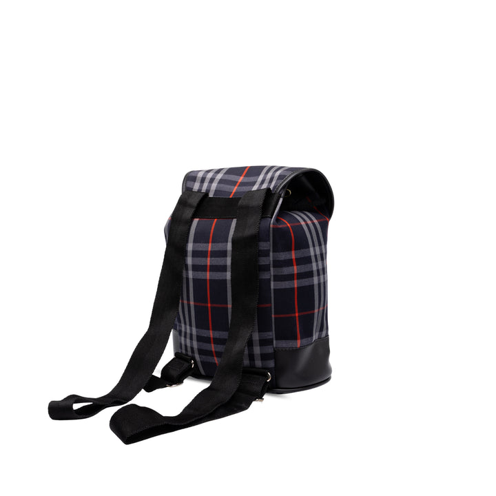 Burberry Sac à dos House Check Bleu – vue 2 – GABY PARIS