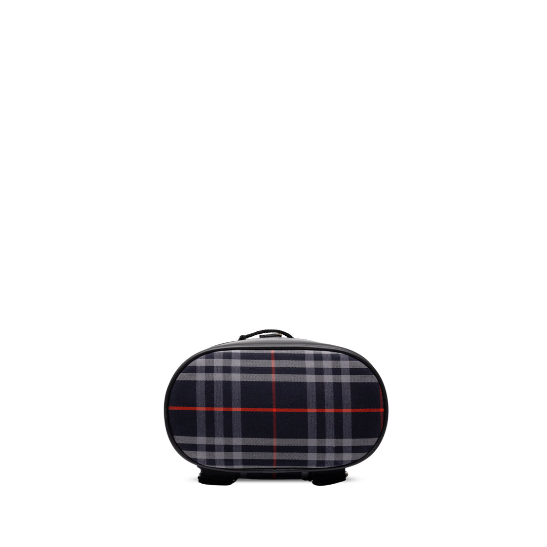 Burberry Sac à dos House Check Bleu – vue 3 – GABY PARIS