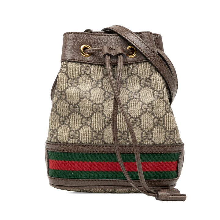 Web Ophidia Sac seau Mini GG Supreme Beige