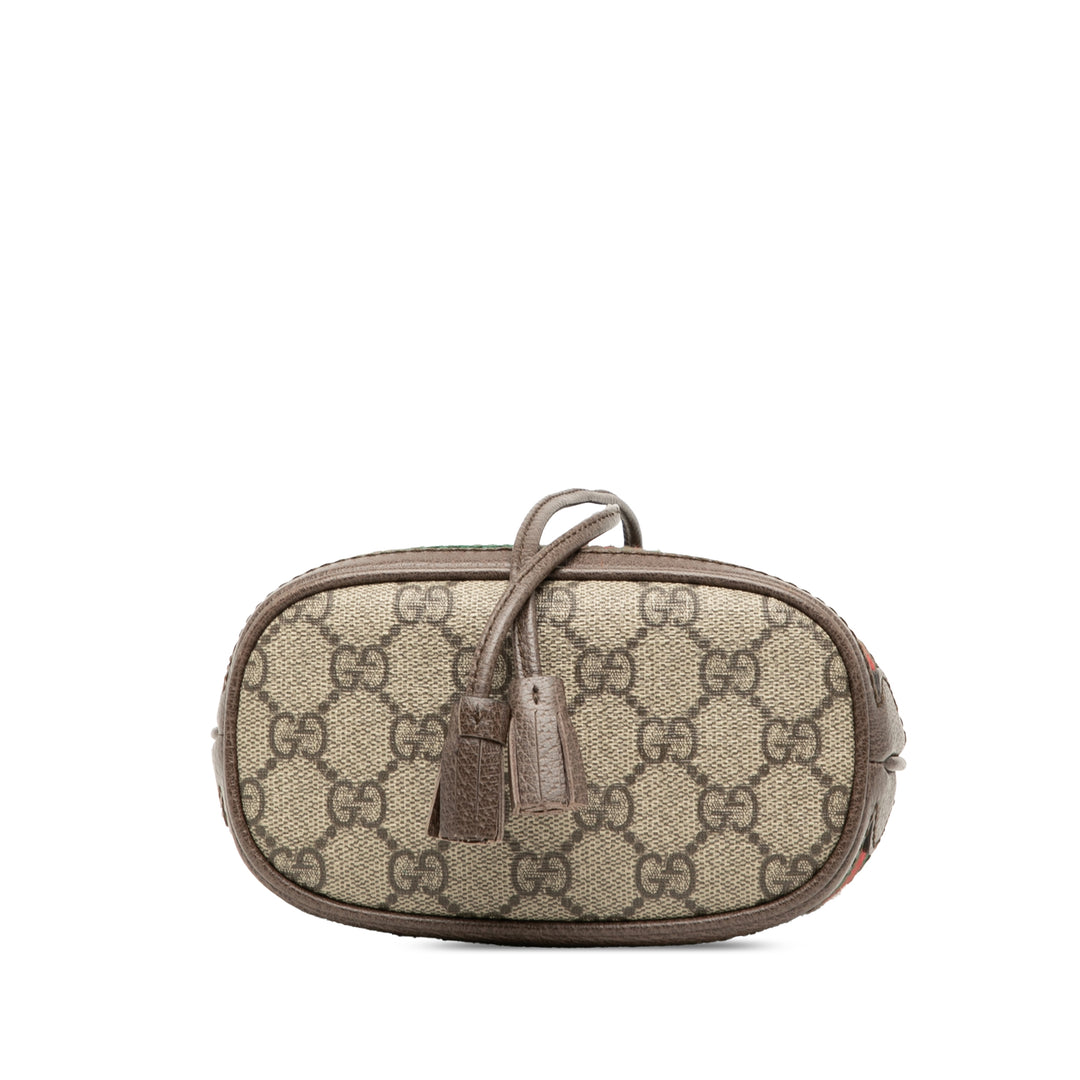 Web Ophidia Sac seau Mini GG Supreme Beige