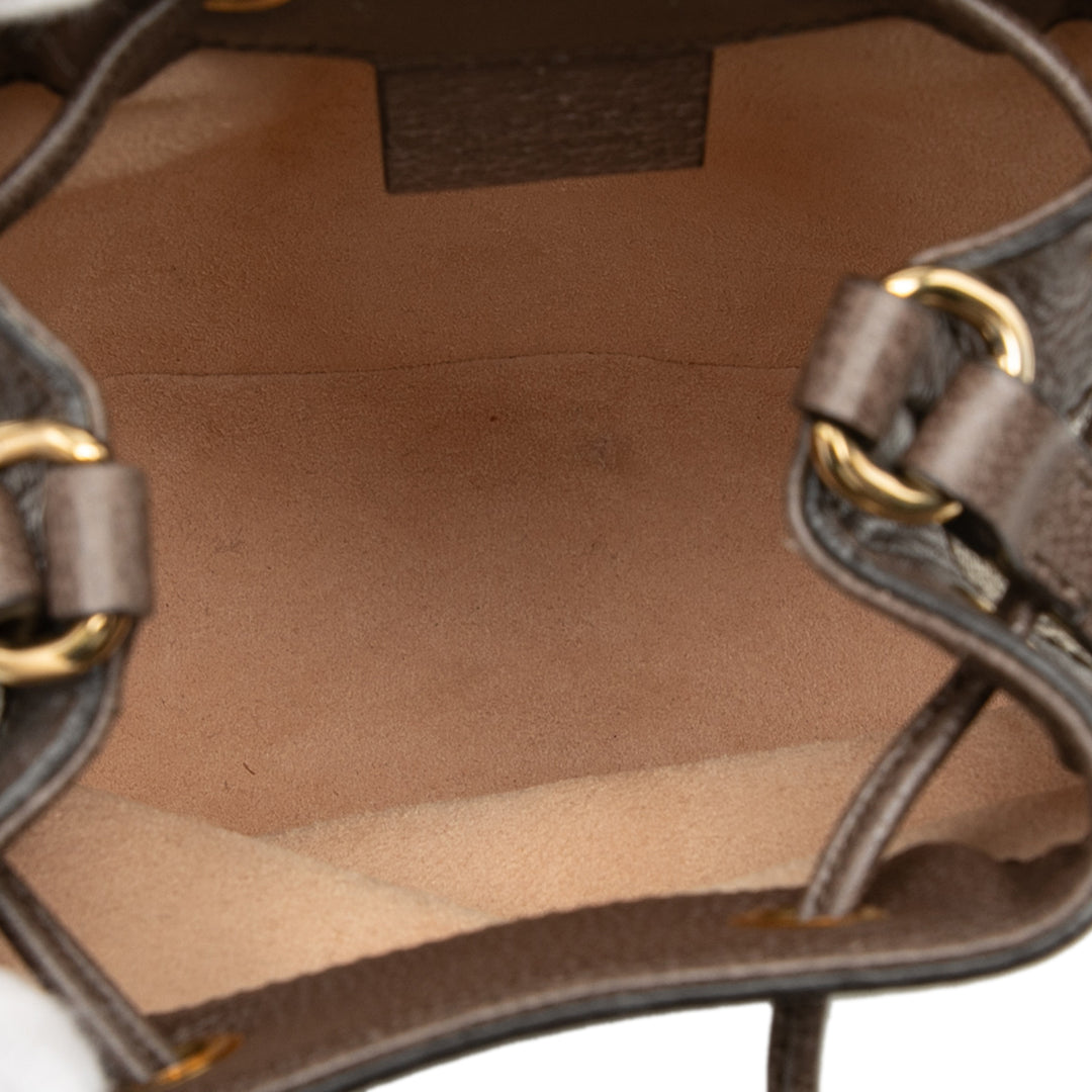 Web Ophidia Sac seau Mini GG Supreme Beige