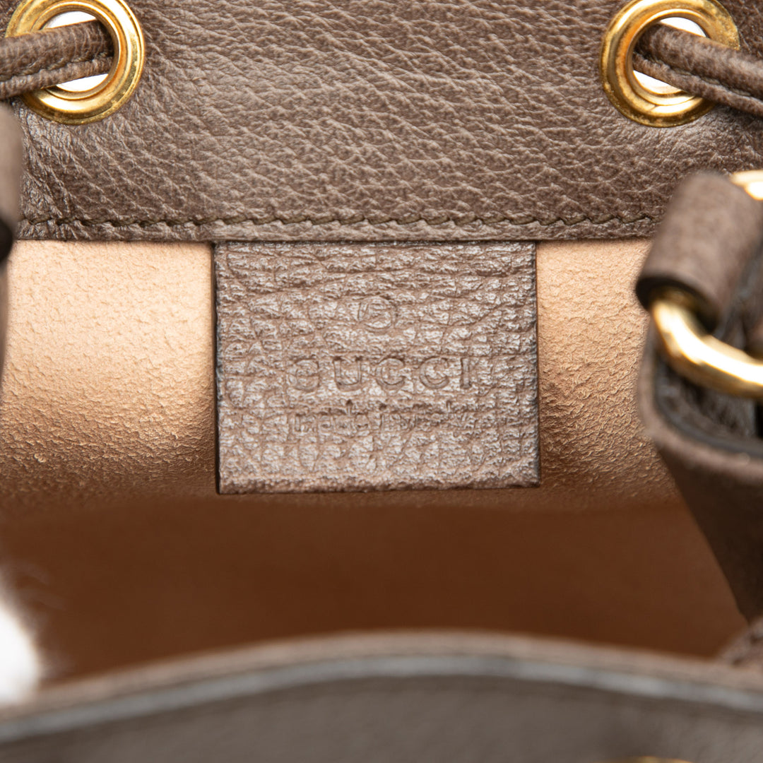Web Ophidia Sac seau Mini GG Supreme Beige