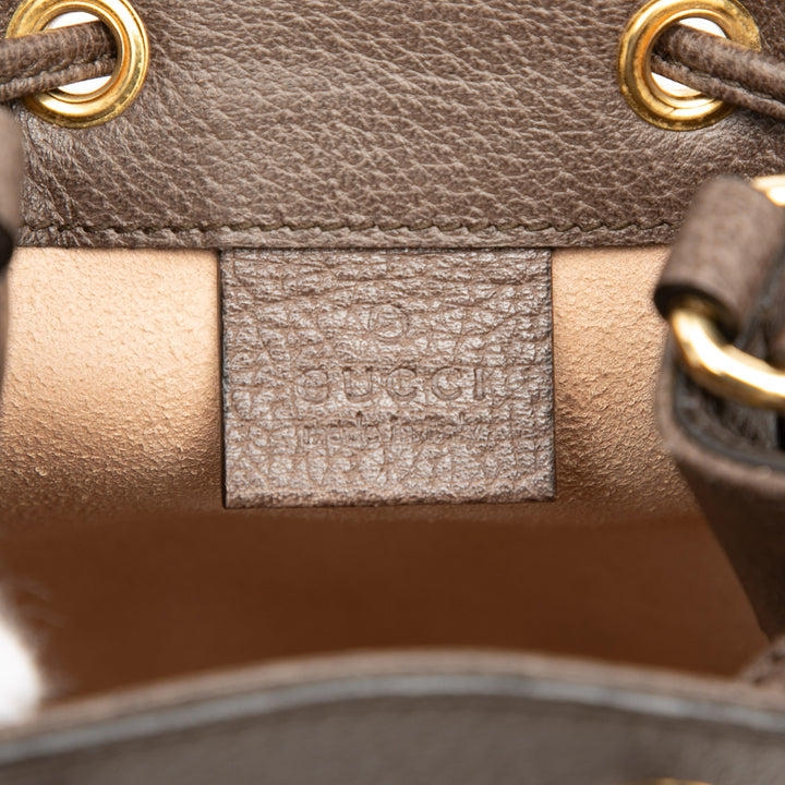 Web Ophidia Sac seau Mini GG Supreme Beige