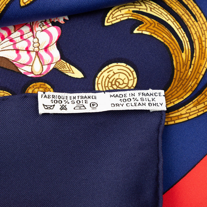 Cheval Turc Foulard 90 Bleu