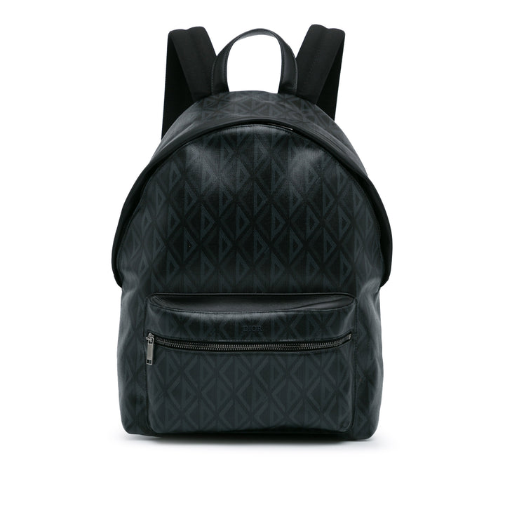 CD Diamond Rider Zipped Backpack Black - Gaby Paris