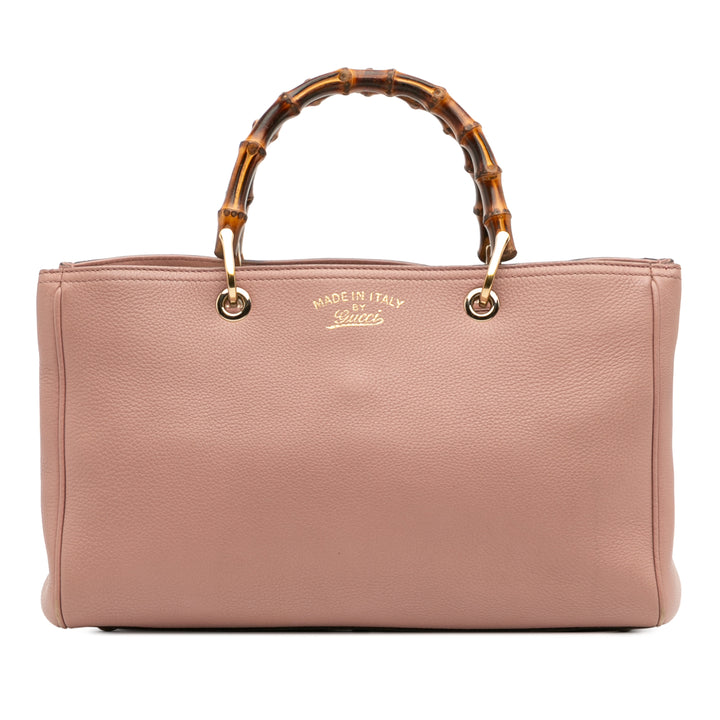 Gucci Medium Cuir de veau Bamboo Shopper Sac