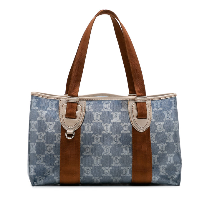Macadam PVC Tote Blue - Gaby Paris