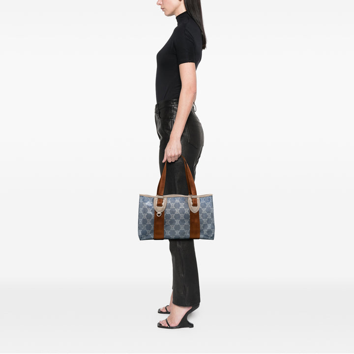 Macadam PVC Tote Blue - Gaby Paris