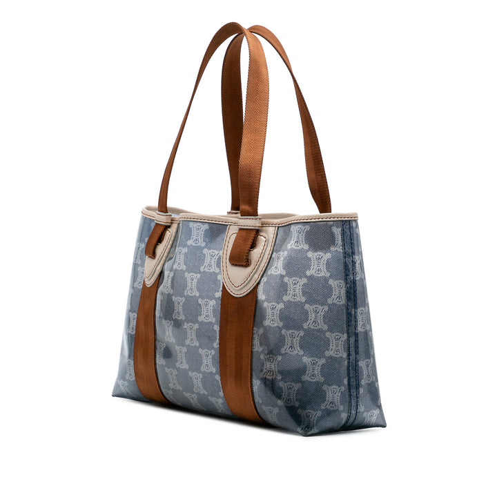 Macadam PVC Tote Blue - Gaby Paris