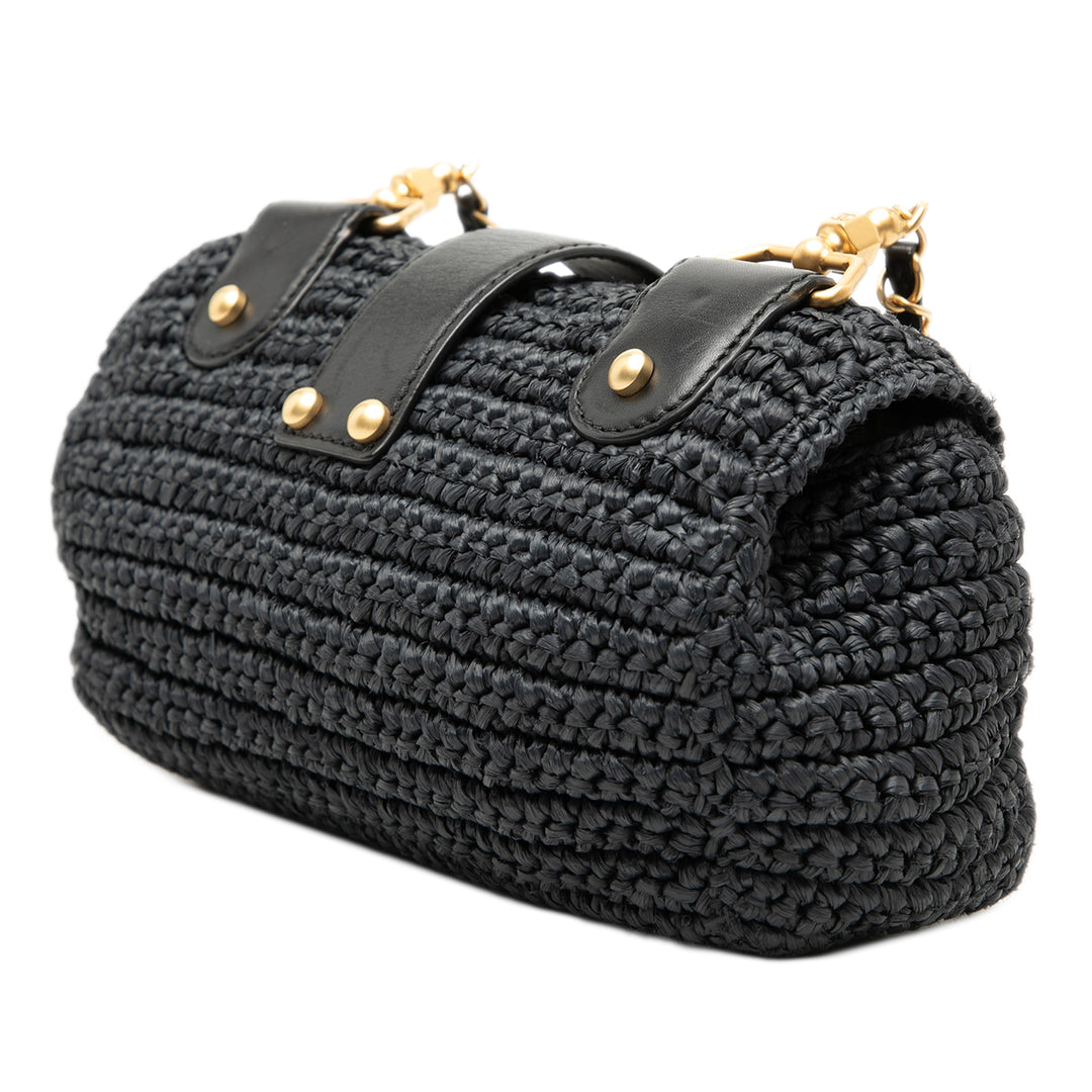 Chanel CC Raffia Sac porté croisé
