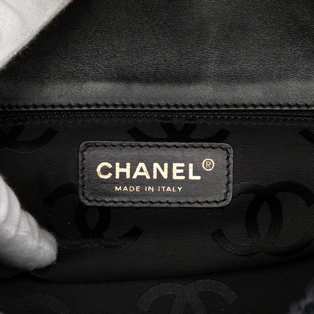 Chanel CC Raffia Sac porté croisé