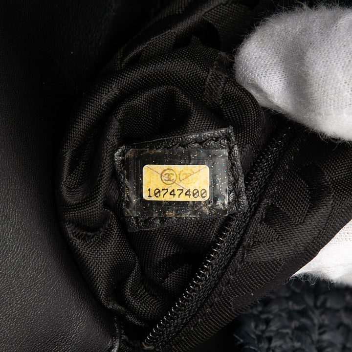 Chanel CC Raffia Sac porté croisé