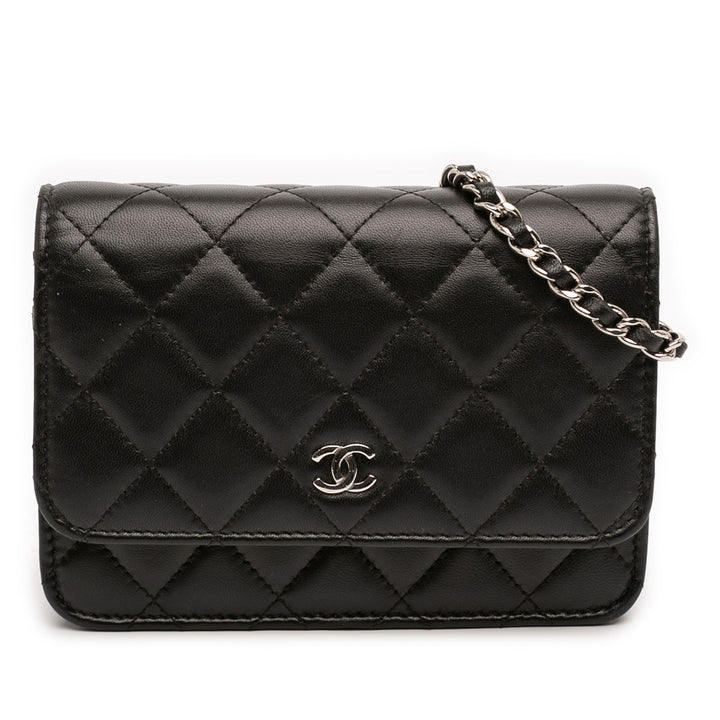 Chanel Mini CC Cuir d’agneau Wallet on Chain