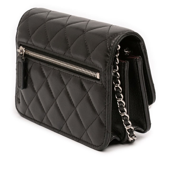 Chanel Mini CC Cuir d’agneau Wallet on Chain