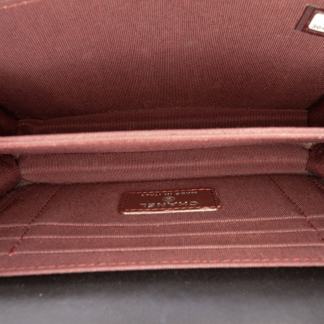 Chanel Mini CC Cuir d’agneau Wallet on Chain