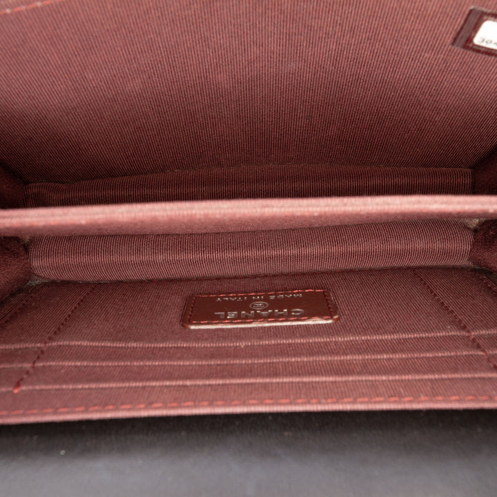 Chanel Mini CC Cuir d’agneau Wallet on Chain