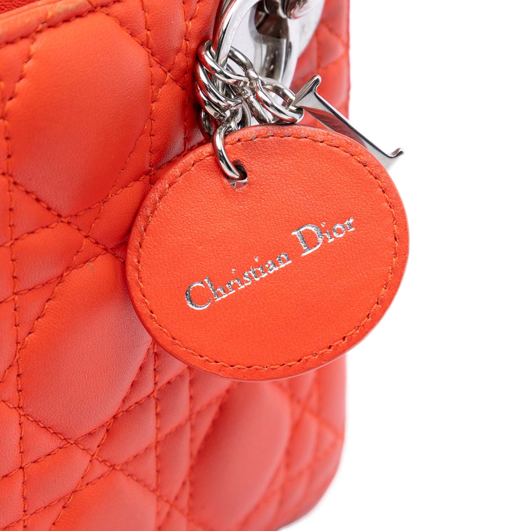Dior Mini Cuir d’agneau Cannage Lady Dior