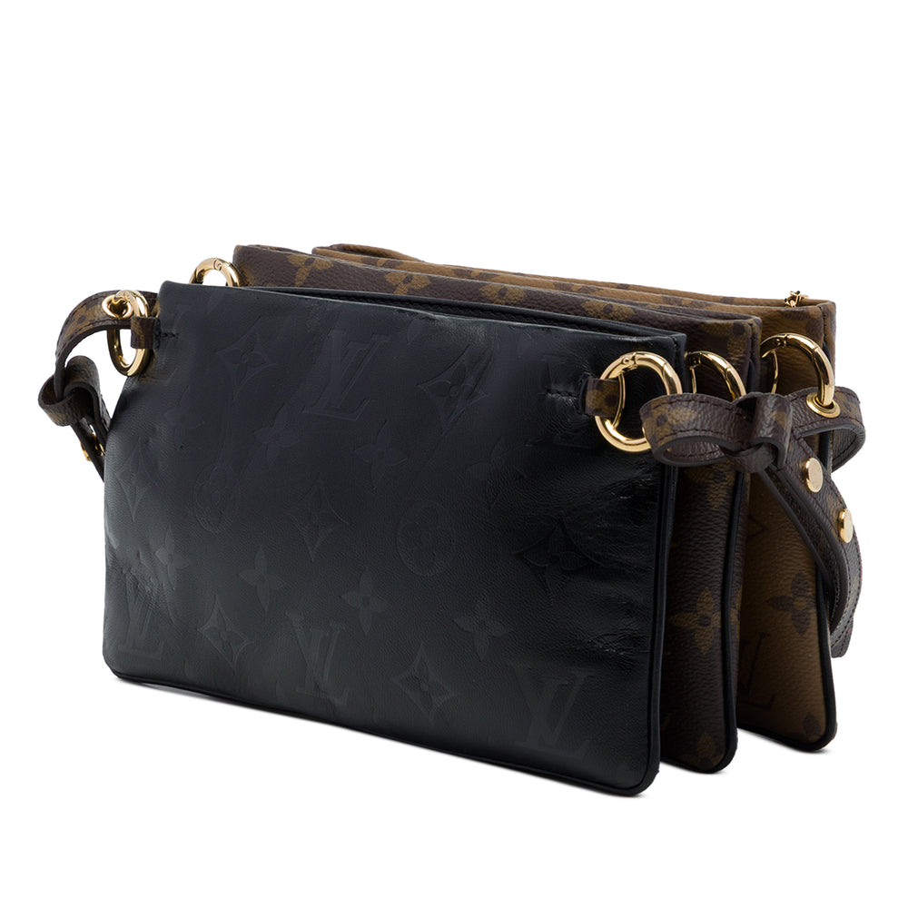 Louis Vuitton LV3 Pochette Monogram Reverse Marron – vue 2 – GABY PARIS