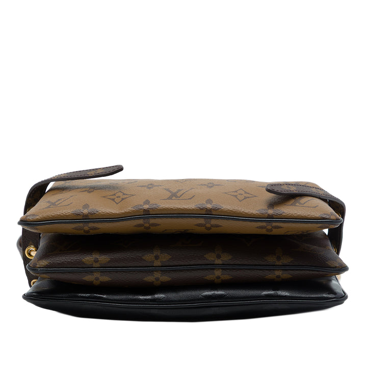 Louis Vuitton LV3 Pochette Monogram Reverse Marron – vue 3 – GABY PARIS