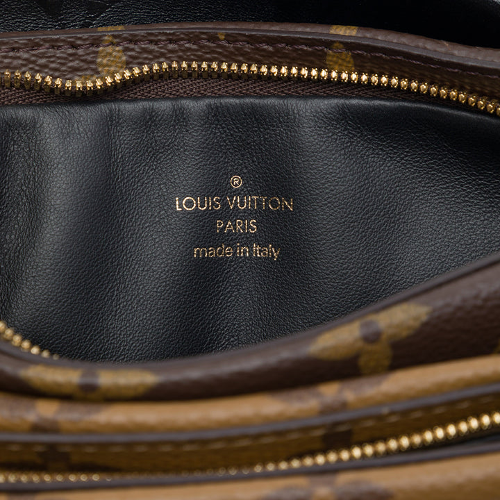 Louis Vuitton LV3 Pochette Monogram Reverse Marron – vue 5 – GABY PARIS