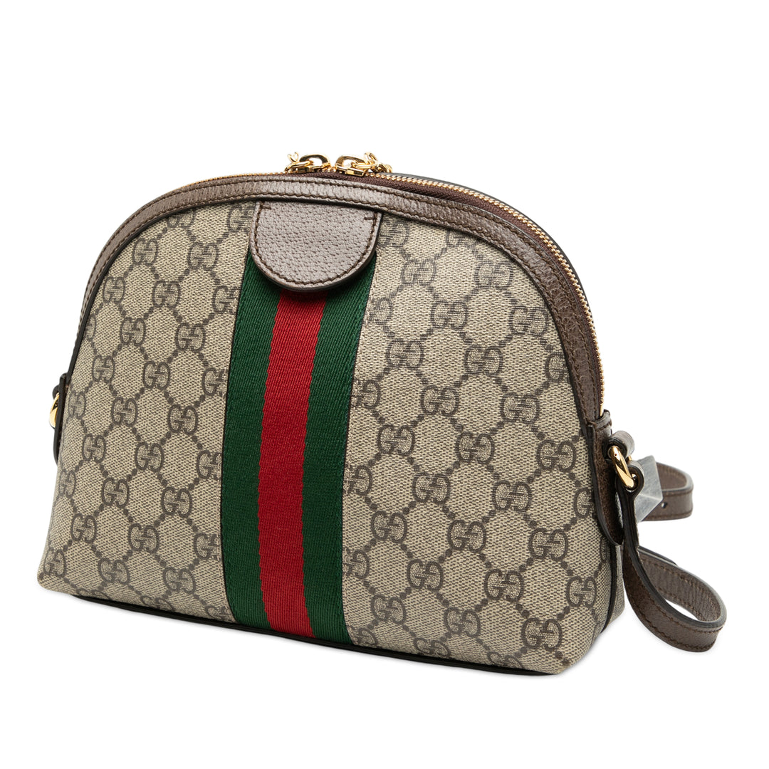 Gucci Small GG Supreme Web Ophidia Dome Sac porté croisé