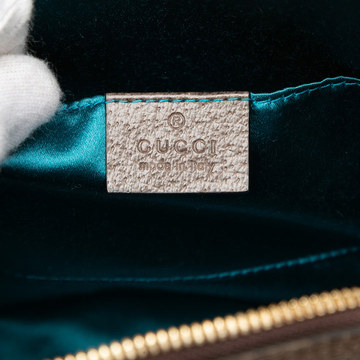 Gucci Small GG Supreme Web Ophidia Dome Sac porté croisé