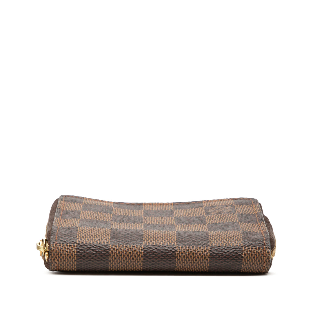 Zippy Porte-monnaie Damier Ébène Marron