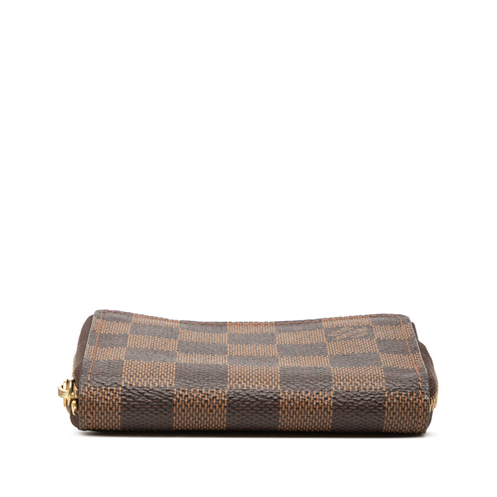 Zippy Porte-monnaie Damier Ébène Marron