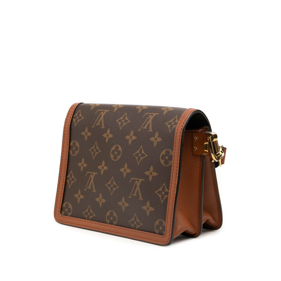 Louis Vuitton Dauphine Mini Monogram Reverse Marron – vue 2 – GABY PARIS