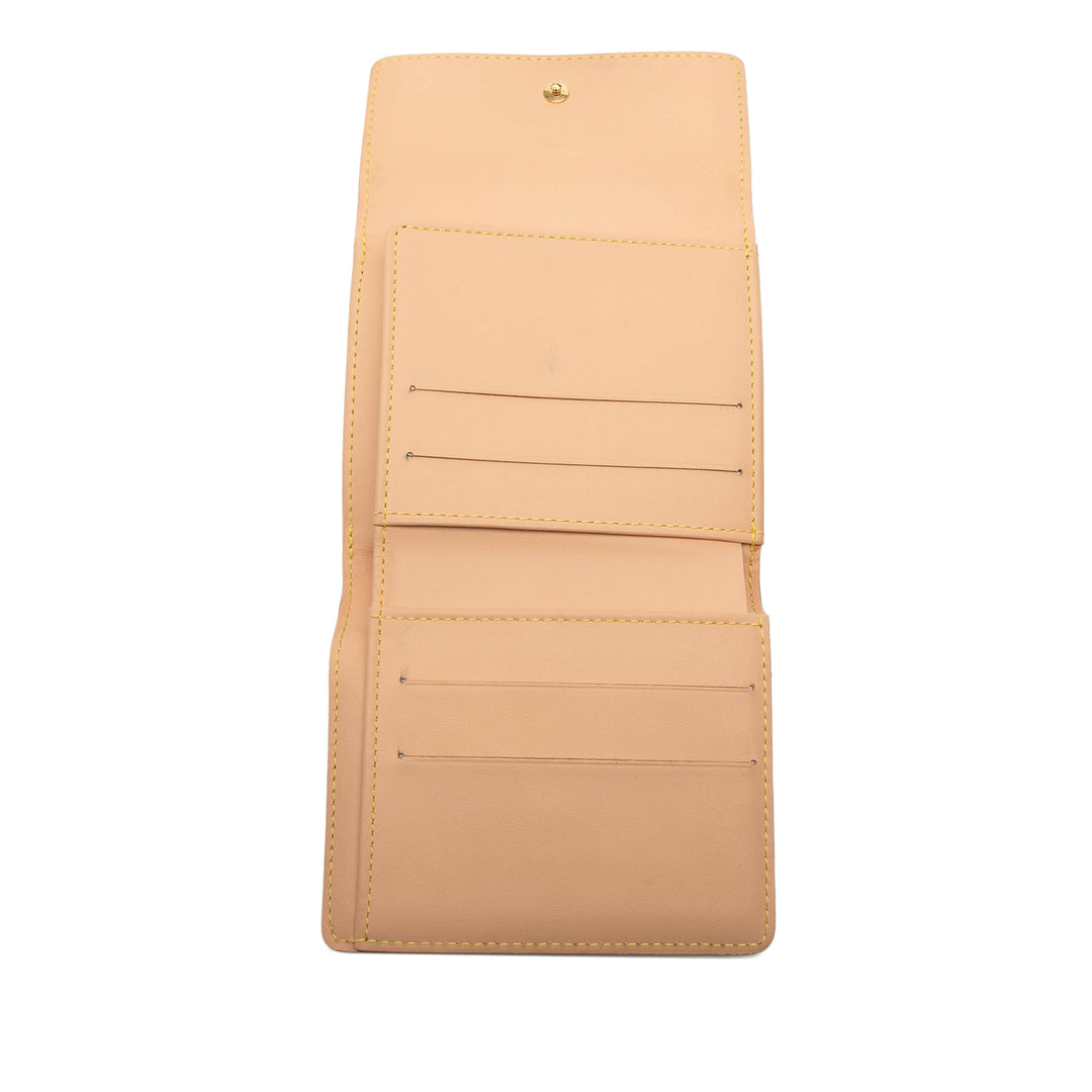 Louis Vuitton Monogram Multicolore Portefeuille Elise Trifold Portefeuille
