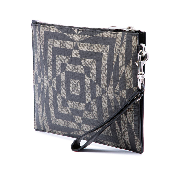 Gucci Pochette Caleido GG Supreme Noir – vue 2 – GABY PARIS