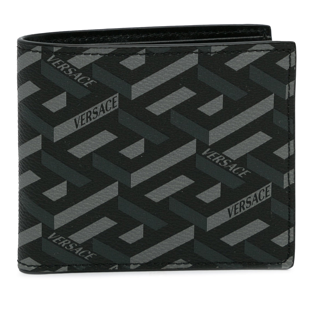 La Greca Small Wallet Black - Gaby Paris