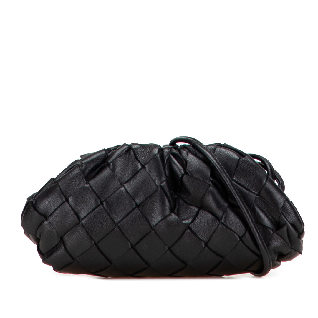 Bottega Veneta Nappa Intrecciato The Extra Mini Pouch Crossbody Noir – GABY PARIS Authentique
