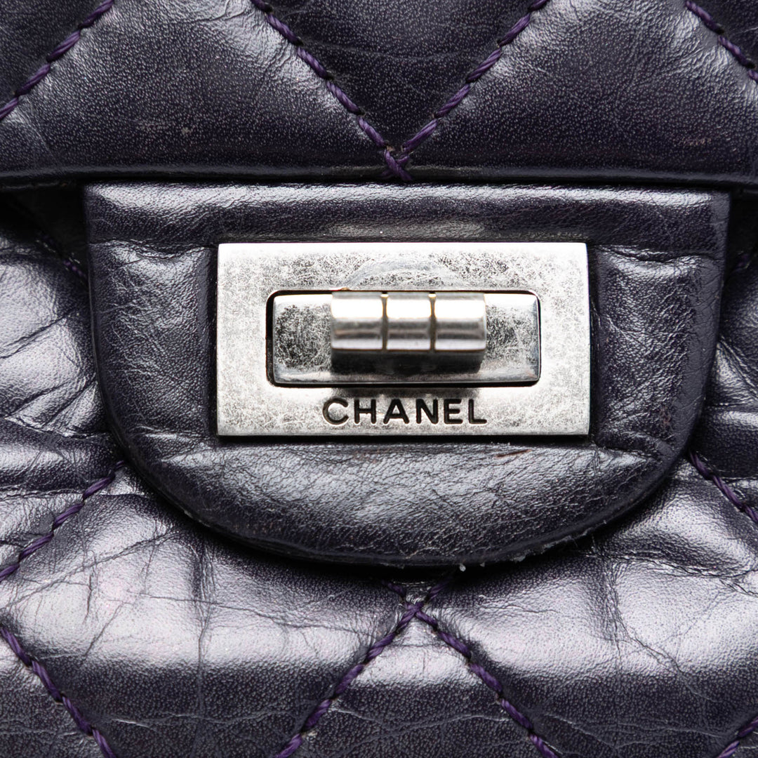 Chanel Matelassé vieilli Cuir de veau Reissue 2.55 Double rabat 226