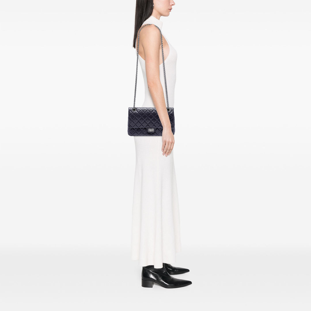 Chanel Matelassé vieilli Cuir de veau Reissue 2.55 Double rabat 226