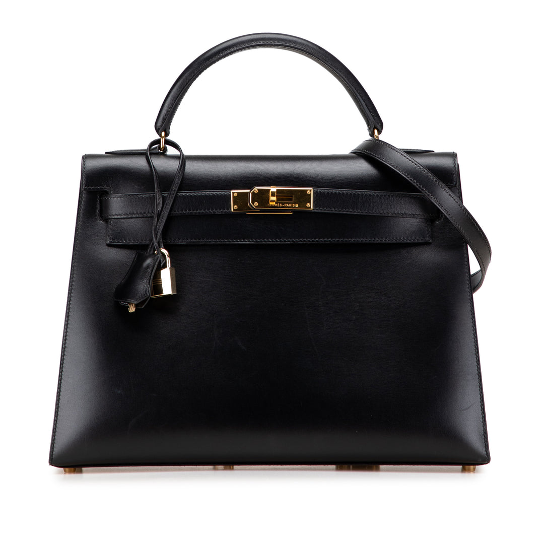 Box Calf Kelly Sellier 32 Black - Gaby Paris