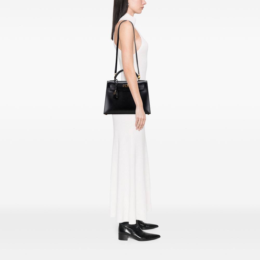Box Calf Kelly Sellier 32 Black - Gaby Paris