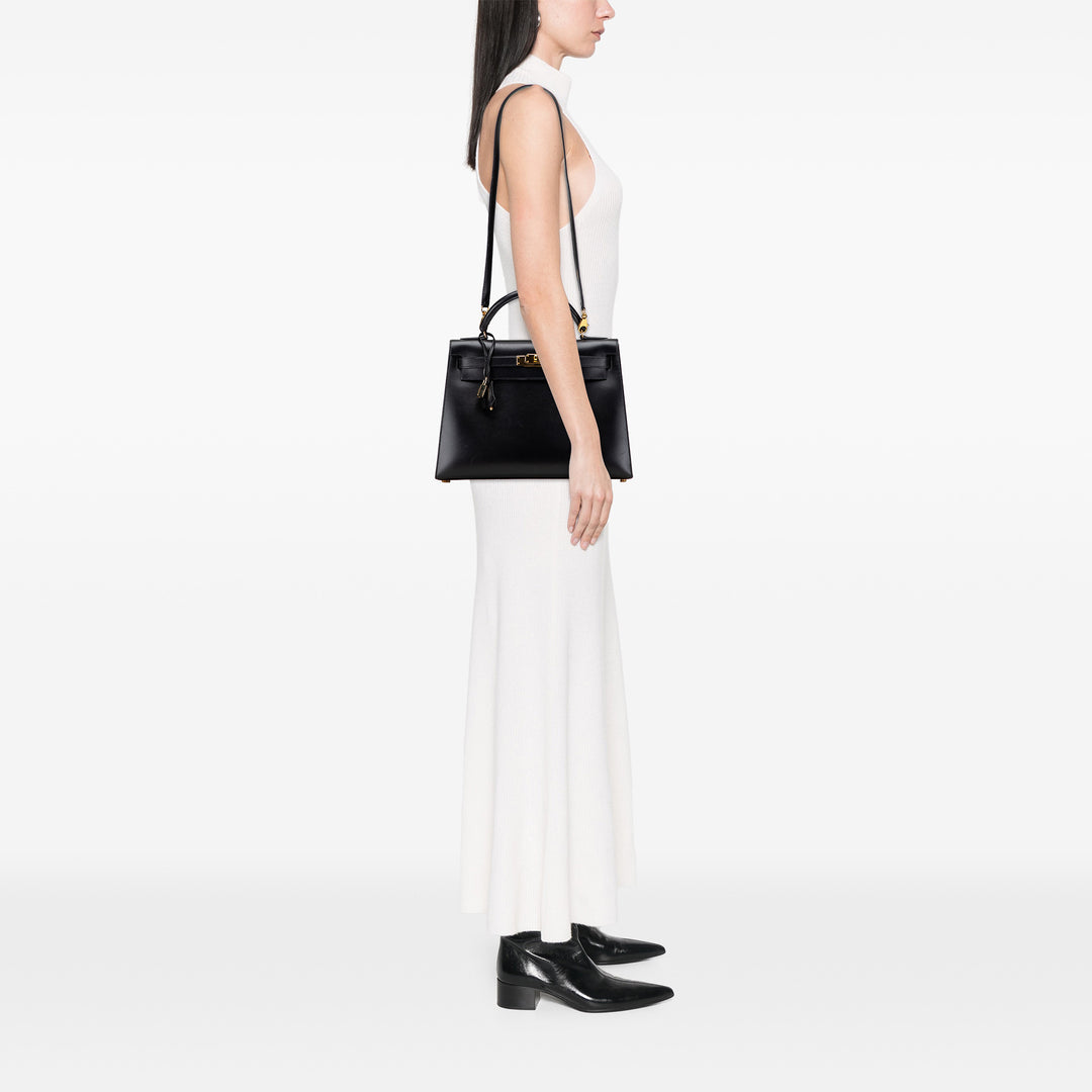 Box Calf Kelly Sellier 32 Black - Gaby Paris