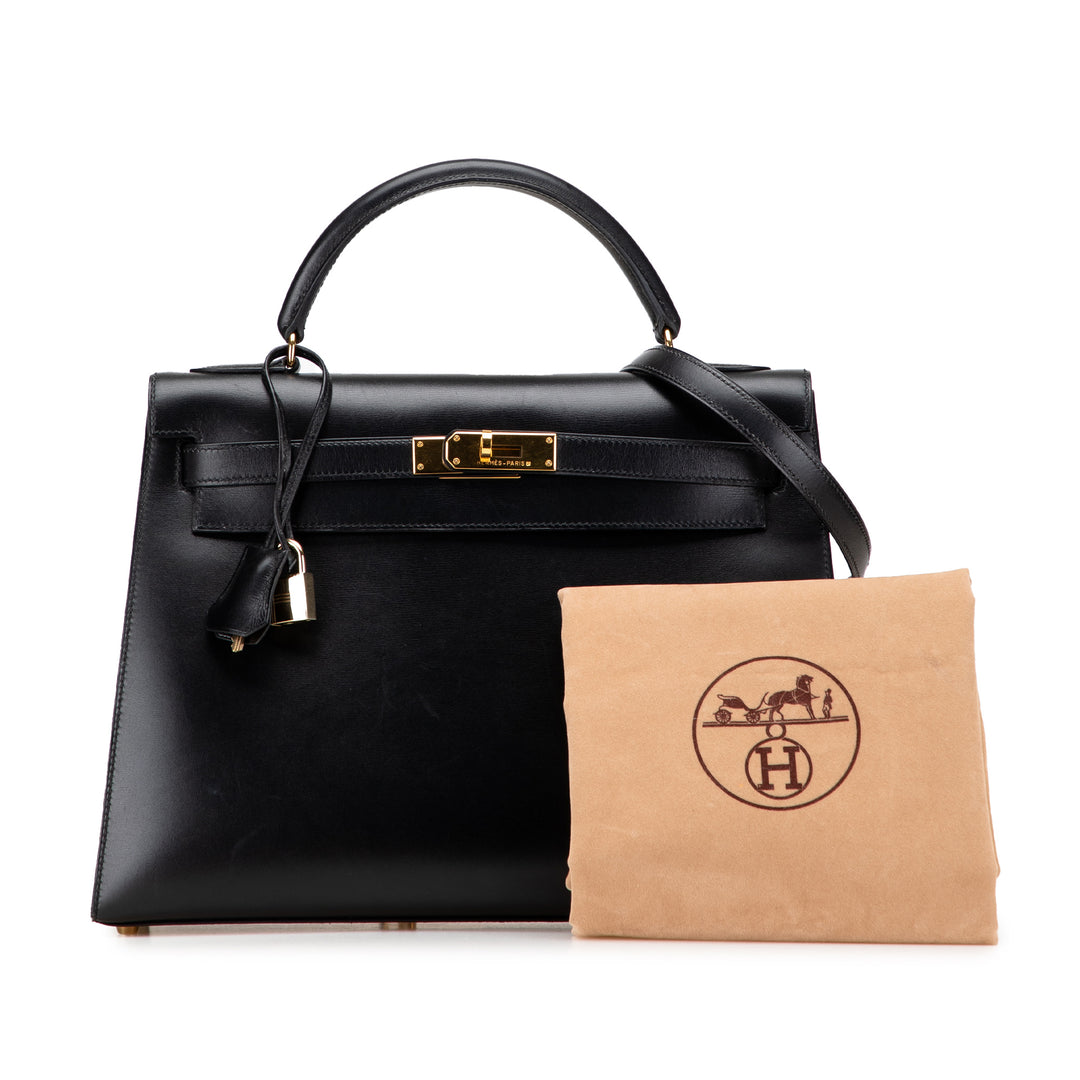 Box Calf Kelly Sellier 32 Black - Gaby Paris