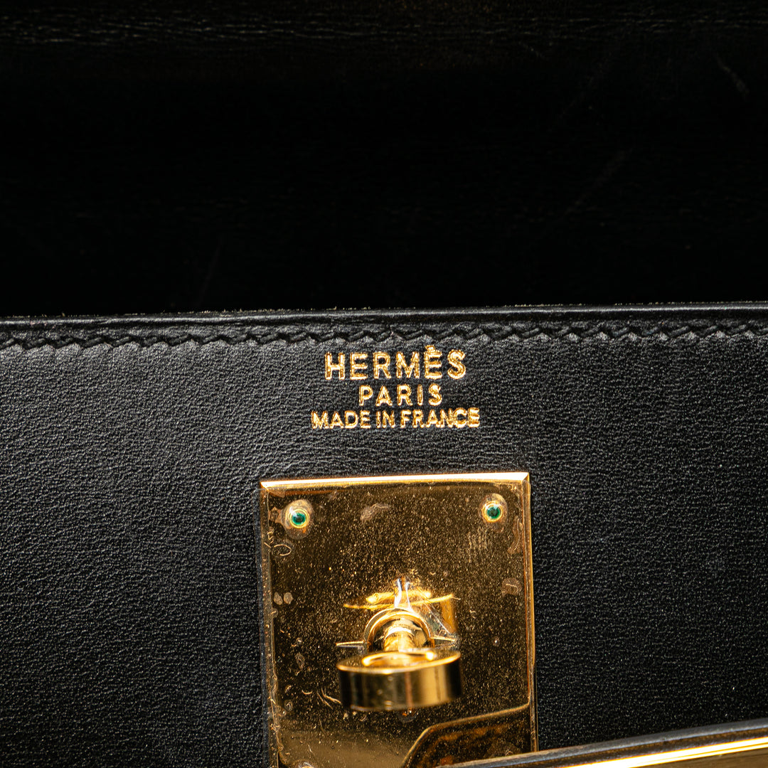 Box Calf Kelly Sellier 32 Black - Gaby Paris