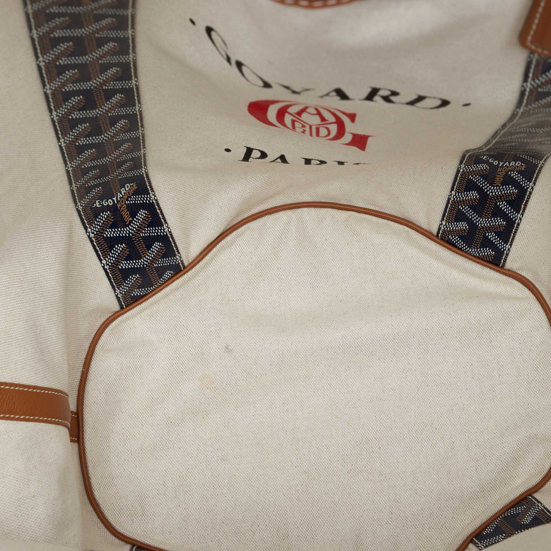Goyard Réversible Belharra Cabas Goyardine Bleu