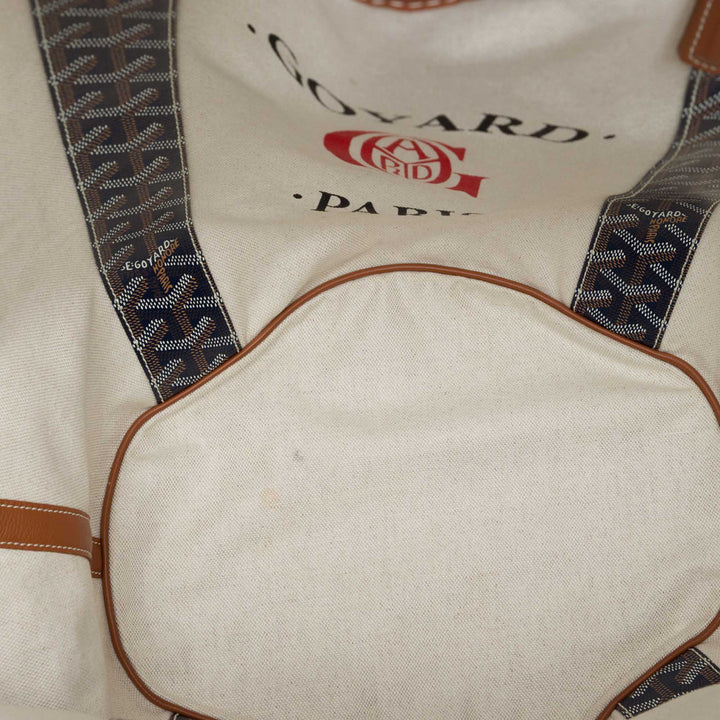 Goyard Réversible Belharra Cabas Goyardine Bleu