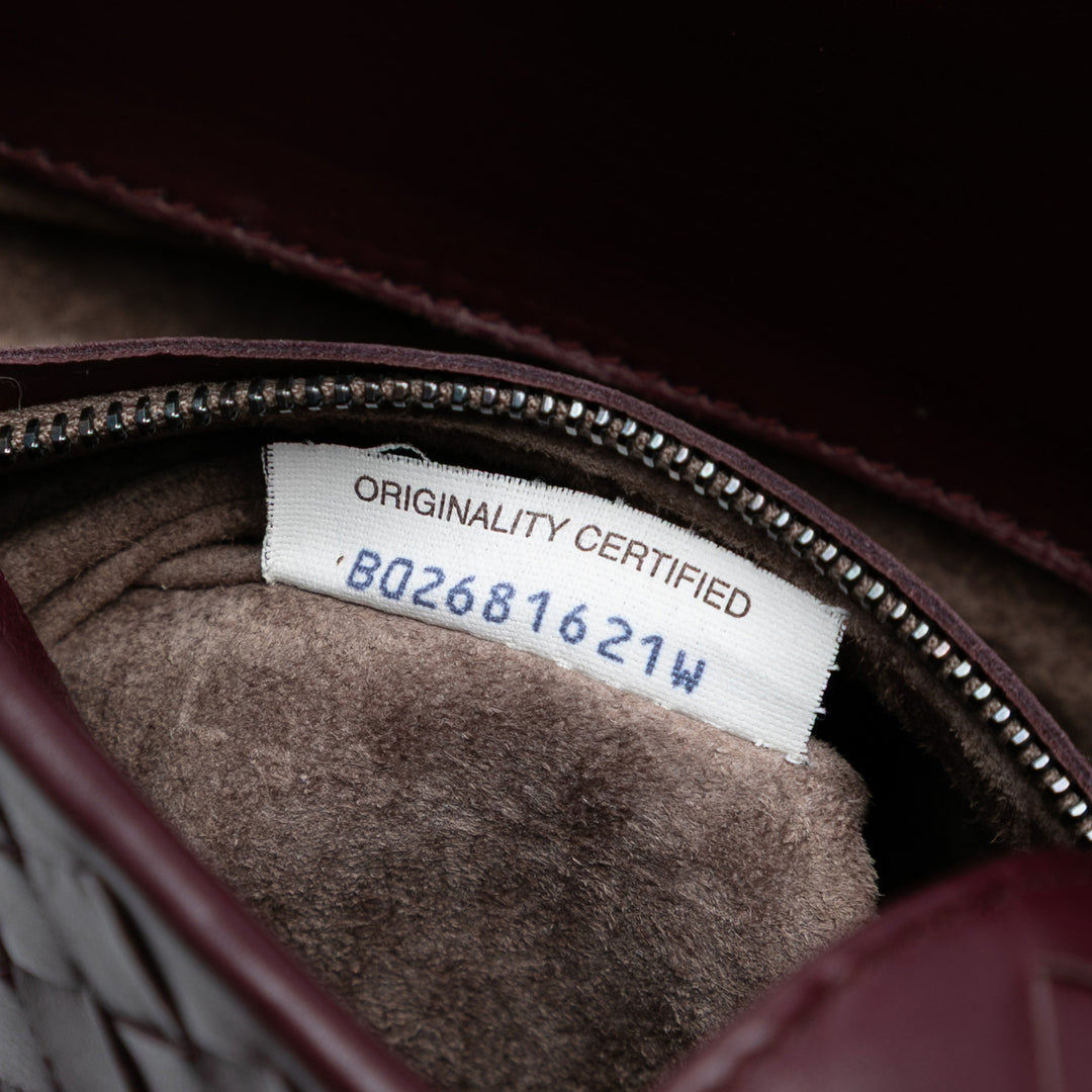 Bottega Veneta Medium Nappa Intrecciato Roma Cabas Rouge – GABY PARIS Authentique