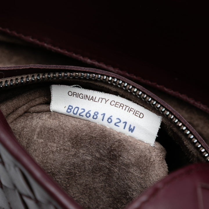 Bottega Veneta Medium Nappa Intrecciato Roma Cabas Rouge – GABY PARIS Authentique