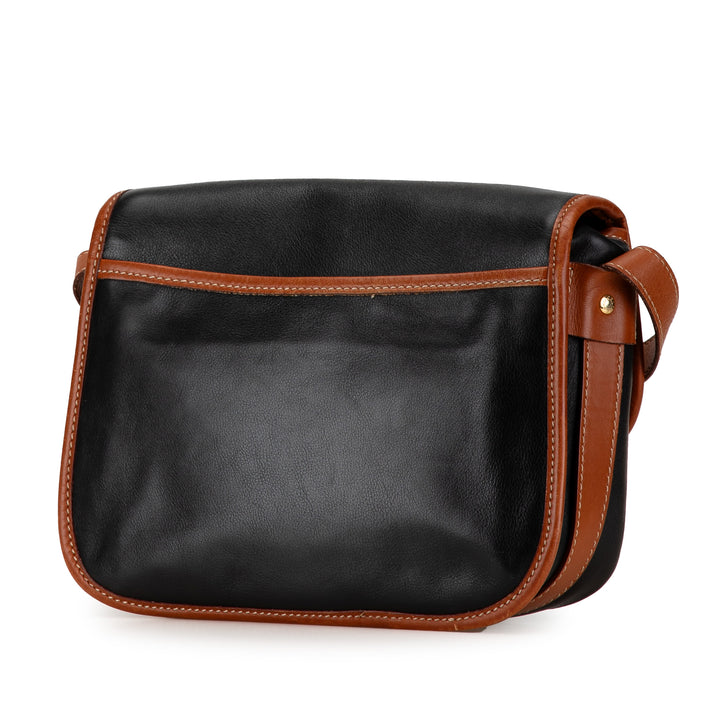 Leather Crossbody Black - Gaby Paris