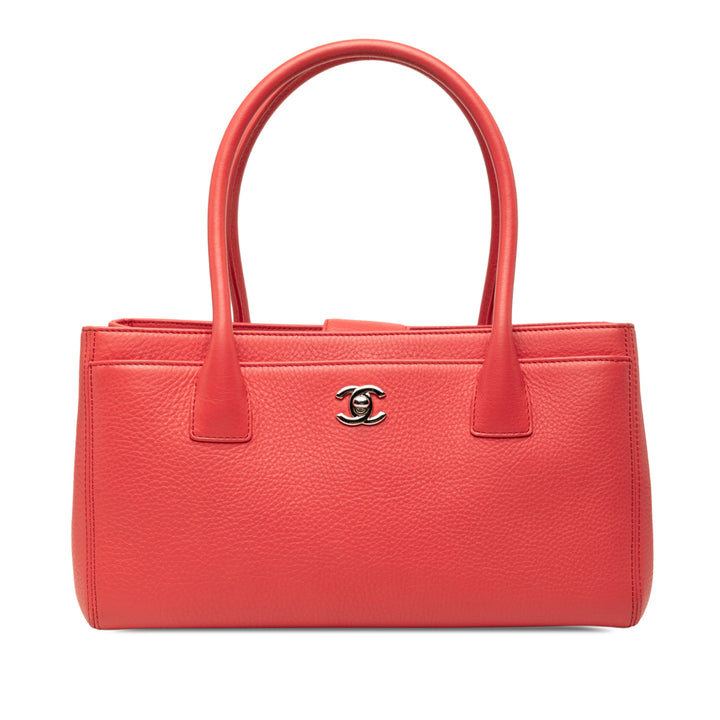Executive Cerf Cabas Petit Cuir de veau Rose