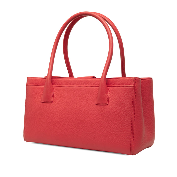 Executive Cerf Cabas Petit Cuir de veau Rose