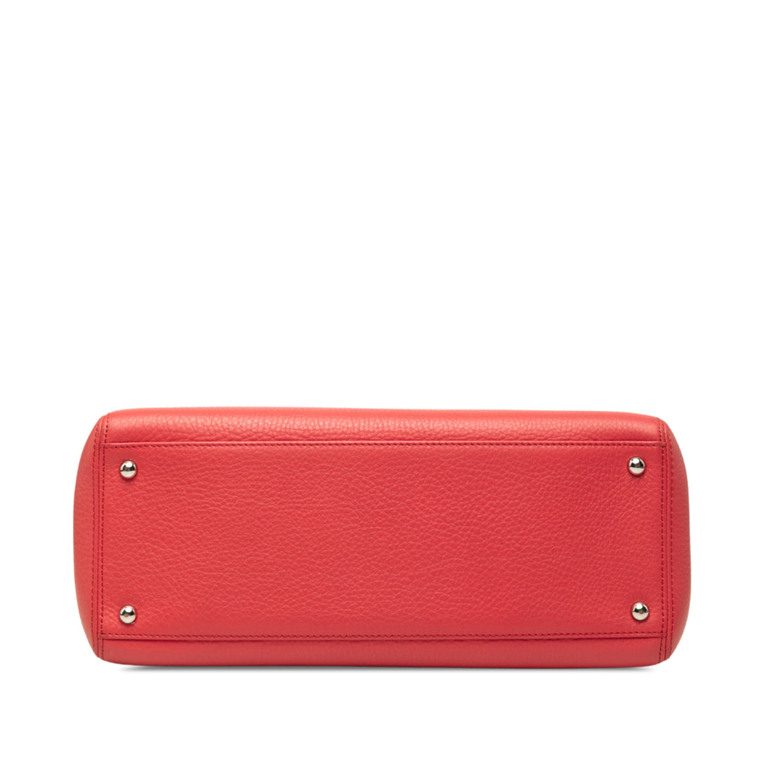 Executive Cerf Cabas Petit Cuir de veau Rose
