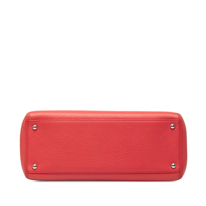 Executive Cerf Cabas Petit Cuir de veau Rose